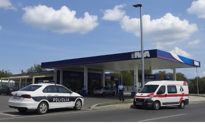Drama u Krajini: Tučnjava na pumpi, jedan muškarac završio na Hitnoj
