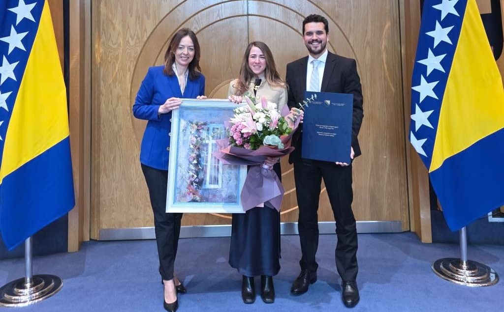 Lejli Njemčević uručena Državna nagrada za sport Bosne i Hercegovine