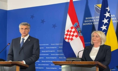 Krišto i Plenković u Sarajevu: Potpisan Ugovor između BiH i Hrvatske o graničnim prelazima