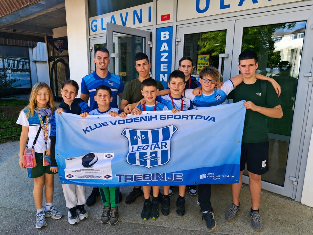 Plivači KVS „Leotar“ osvojili deset medalja u Nikšiću