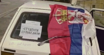 Yugo, srpska zastava i rakija: Ovako se slavilo u Rijeci (FOTO)