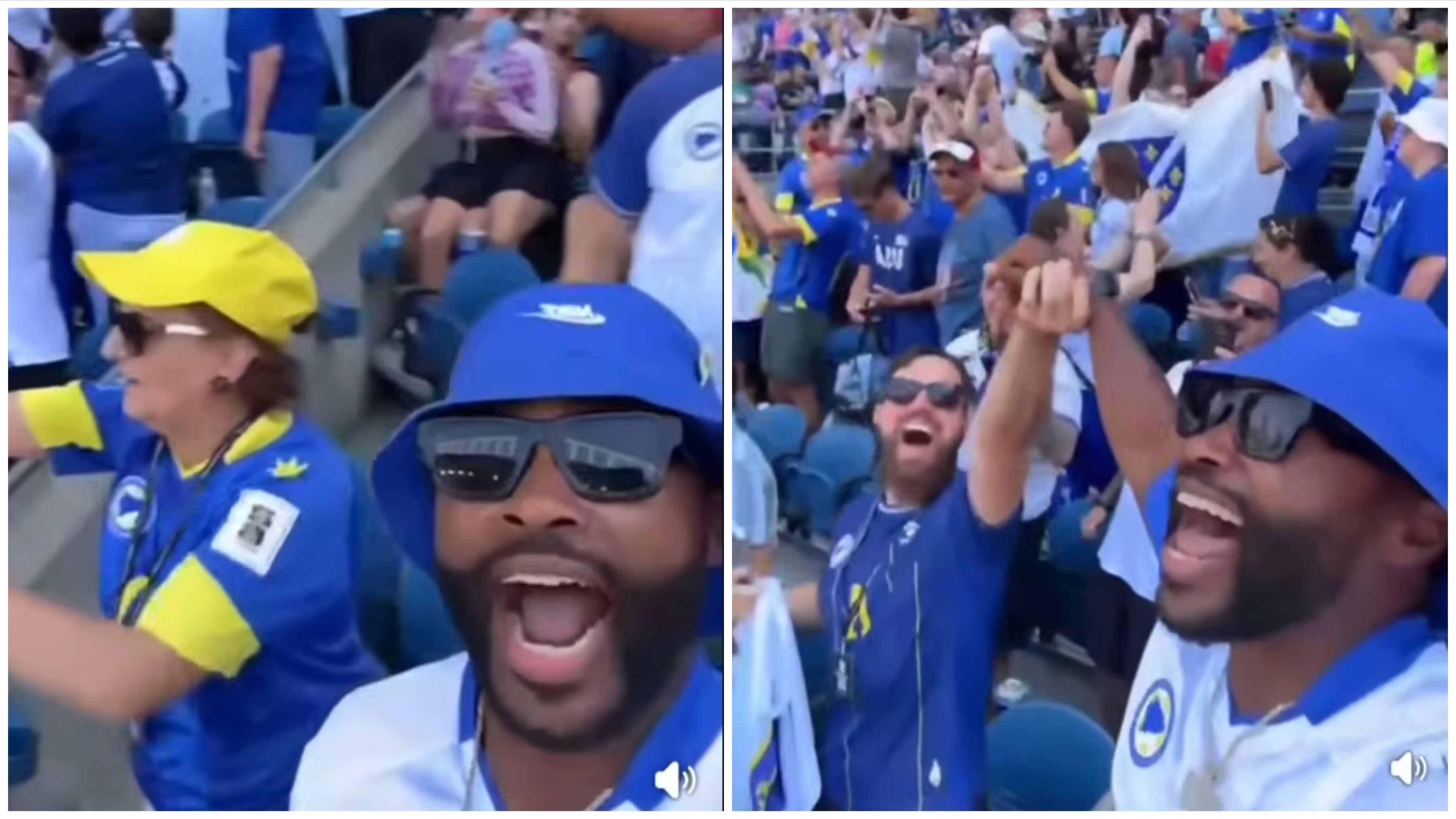 Video / Pogledajte kako Amerikanac na stadionu pjeva "Poljem se širi miris ljiljana"