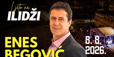 Ljeto na Ilidži nastavlja se večeras koncertom Enesa Begovića
