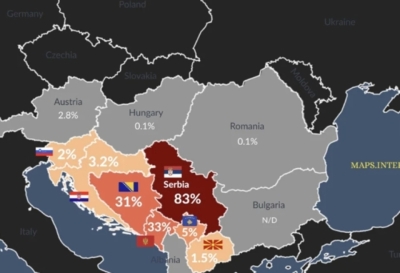 KRUŽI KARTA HRVATSKE I SRBIJE KOJA IZAZIVA BIJES PO CIJELOJ REGIJI: 'Oni ne žele priznati'