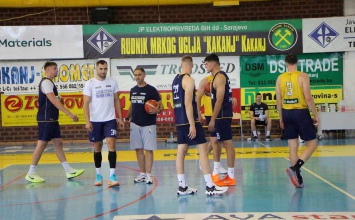 Košarkaši BiH pripremaju se u Kaknju za utakmicu protiv Srbije