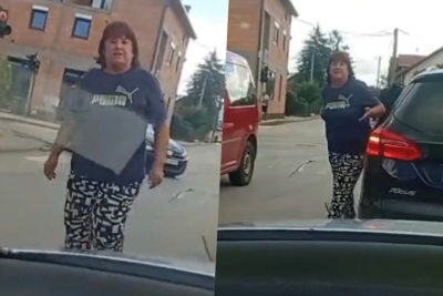 SNIMAK IZ BH. GRADA IZAZVAO BURU: Starija dama fizički nasrnula na vozača, vrijeđala ga na nacionalnoj osnovi i pljunula (VIDEO)