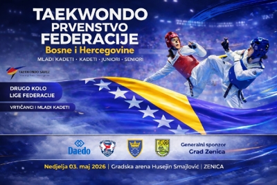 NAJAVA: Zenica domaćin Prvenstva Federacije BiH u olimpijskom taekwondou