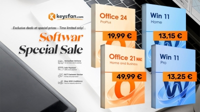 Velika Keysfan ljetna rasprodaja – Microsoft Office 2024 već za 19.99 EUR, Windows 11 od 13 EUR!