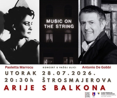 'ARIJE S BLAKONA': Štrosmajerova ulica u utorak postaje koncertna scena pod otvorenim nebom