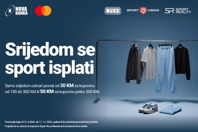 Srijedom se sport isplati: Nova banka vraća novac za kupovinu sportske opreme