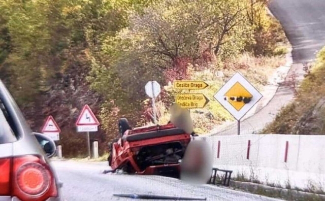 Teška nesreća na cesti između Gruda i Posušja