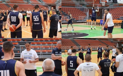 Nakon završetka priprema na Vlašiću, košarkaši BiH odradili trening u Zenici