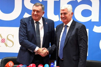 Dodik i Čović se danas sastaju u Banjaluci, tema državna vlast