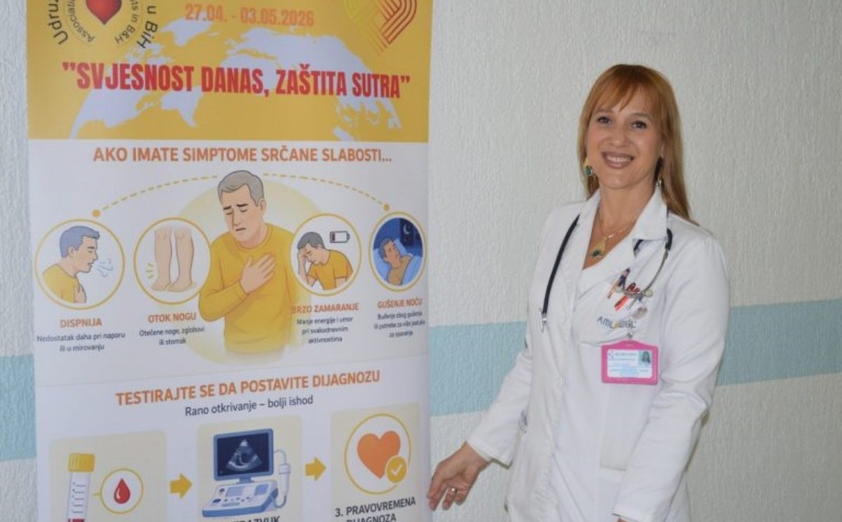 Rano otkrivanje srčane insuficijencije: U UKC Tuzla sedmica svjesnosti s aktivnostima za pacijente
