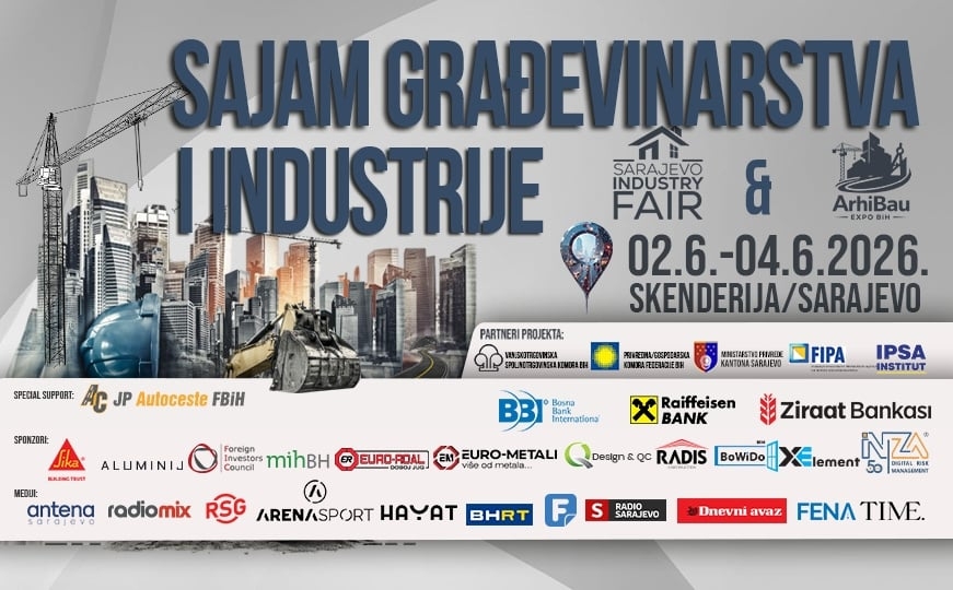 Treći Međunarodni sajam građevinarstva i industrije u Sarajevu donosi viziju budućnosti