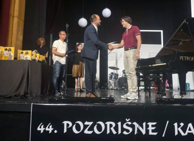 ODUŠEVIO PUBLIKU I ŽIRI Ilija Ivanović dobitnik nagrade za najboljeg mladog glumca