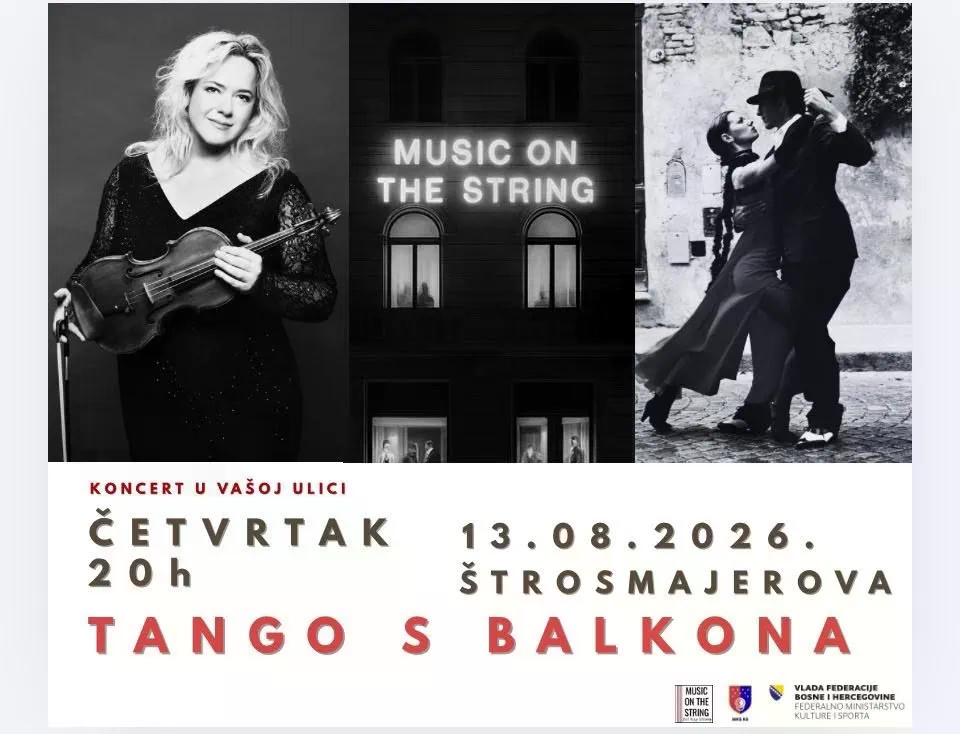 Tango s balkona - Štrosmajerova 13. augusta u ritmu muzike za ples