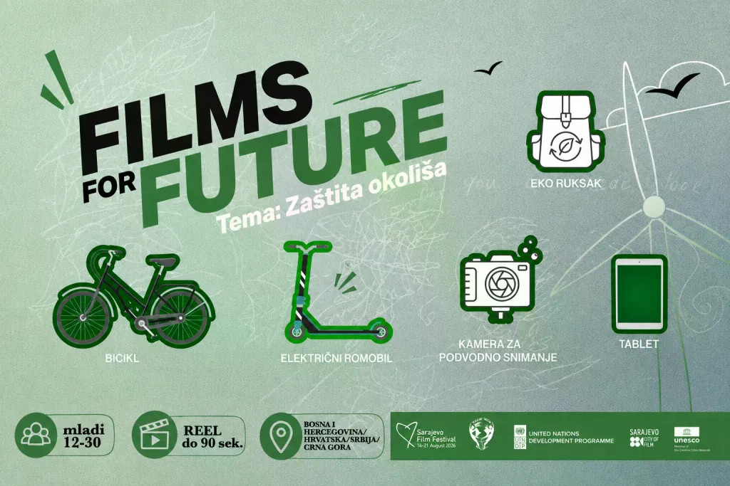 Vrijedne nagrade za najbolje video reelse za projekt Films for Future/Filmovi za budućnost na SFF-u