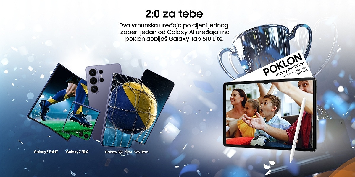 BH Telecom: Uz kupovinu odabranih Samsung Galaxy AI uređaja na poklon dobijaš Galaxy Tab S10 Lite