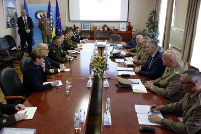 ADMIRAL DRAGONE U DVODNEVNOJ POSJETI BiH: 'Nećemo dozvoliti da se pojavi sigurnosni vakuum'