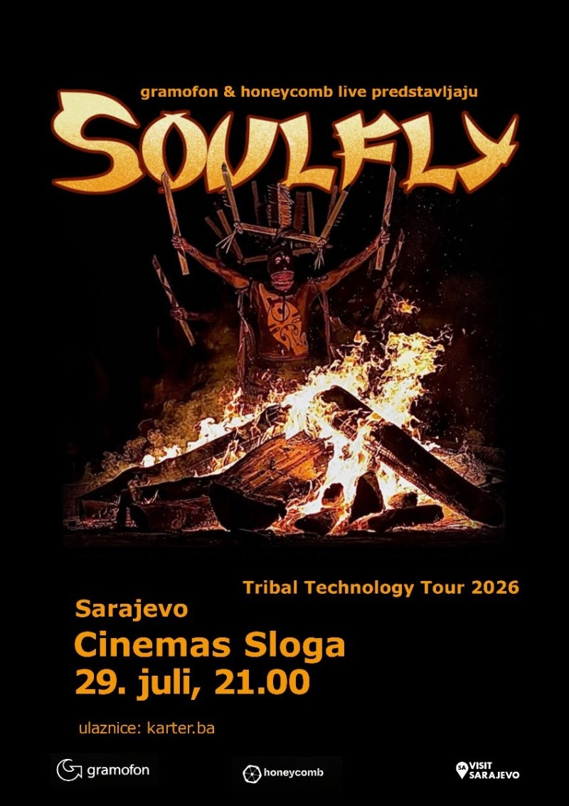 Počela prodaja ulaznica za koncert benda Soulfly u Sarajevu