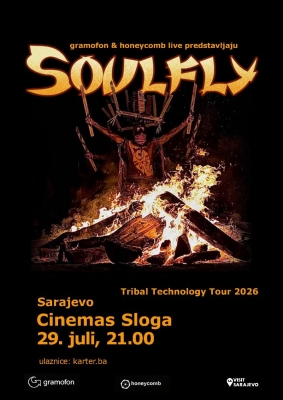 Počela prodaja ulaznica za koncert benda Soulfly u Sarajevu