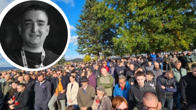 Tuga u Sarajevu: Veliki broj prijatelja i navijača oprostio se od 24-godišnjeg Vedrana Šakote