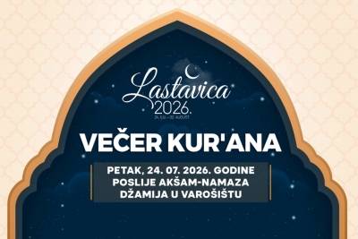 NAJAVA: “Večer Kur’ana” u džematu Varošište