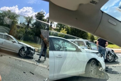 Zastrašujući prizor u Sarajevu: Dva vozila se sudarila, ima povrijeđenih
