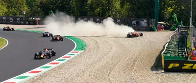Drama na Monzi već u trećem krugu: Leclerc razbio Ferrari, utrka odmah prekinuta (VIDEO)