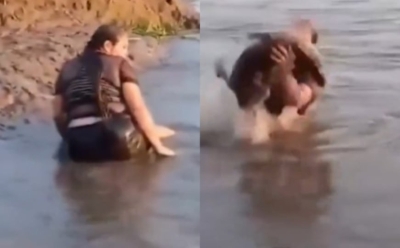 Gurnula ruku pod vodu i uhvatila nešto: Mislila da je grana, a onda se pojavila zvijer