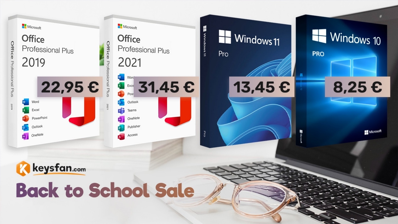 Krenula je Back To School akcija! Windows 11 Pro ključevi već od 13 EURA, Office 2021 samo 31 EURO!