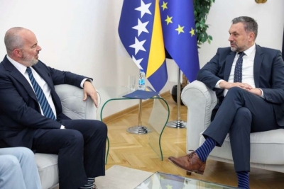 PRVI SUSRET KONAKOVIĆA I GINKELA: Naglašen je značaj očuvanja sigurnosti i stabilnosti u BiH