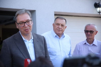 DODIKOVO PATETIČNO DODVORAVANJE: 'Ranije su se krili od nas, a onda je došao Vučić!'