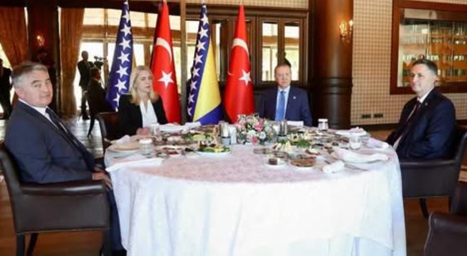 Cvijanović, Komšić i Bećirović doručkovali sa Erdoganom
