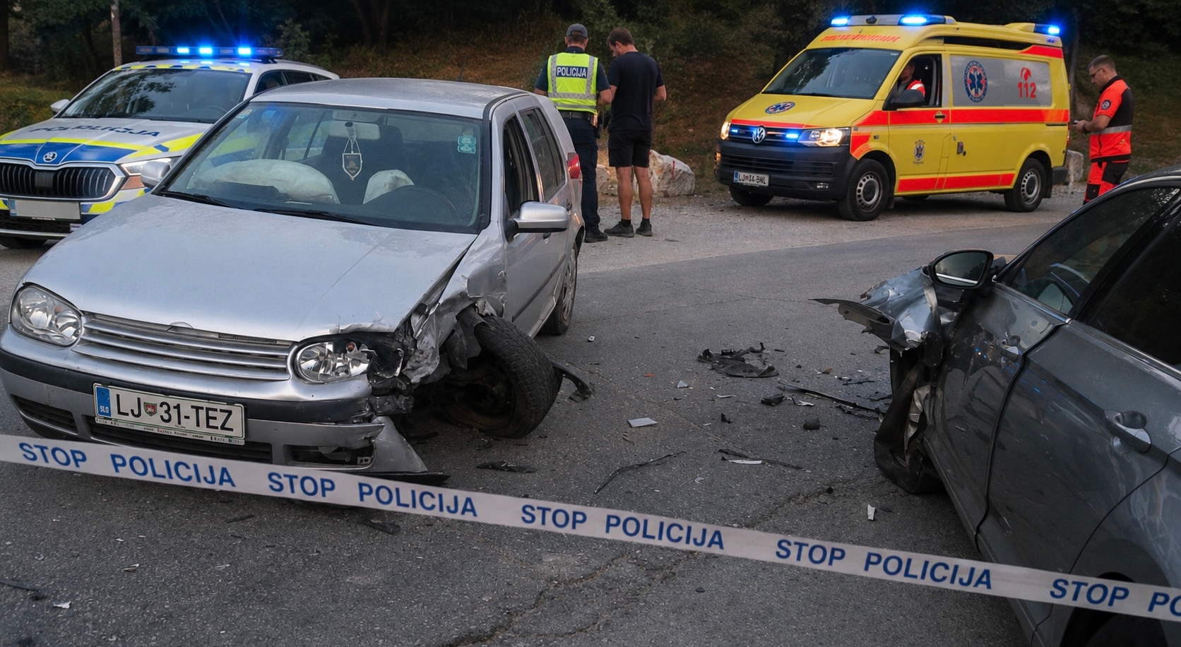 Teška nesreća potresla Krajinu: Velika materijalna šteta na vozilima
