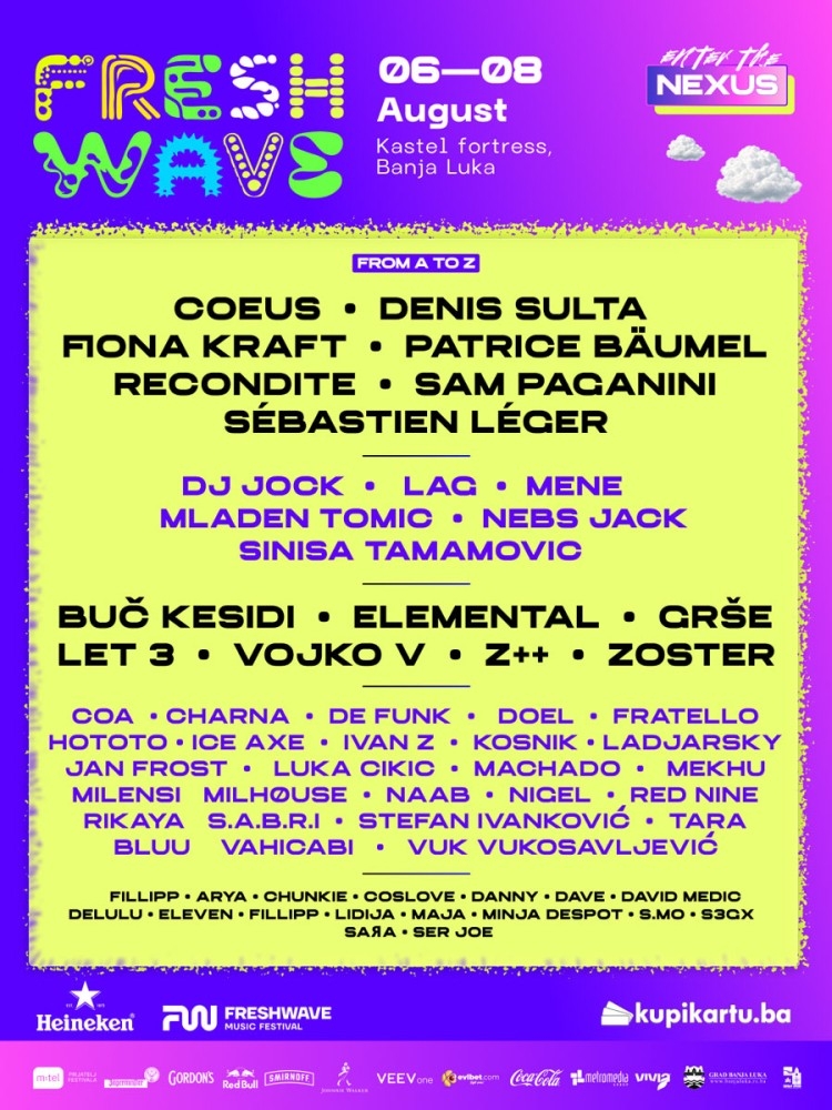 Kompletiran lineup "Freshwavea": Recondite i Patrice Bäumel stižu u Banjaluku