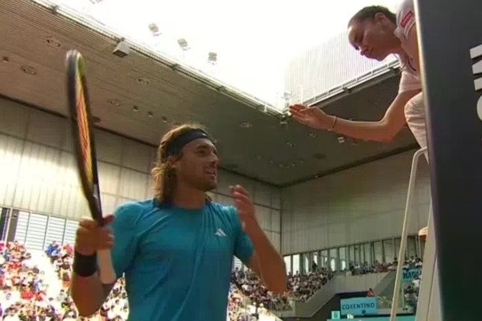 Sve se čulo u prenosu: Cicipas se usred meča svađao sa Marijanom Veljović