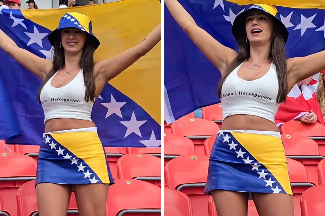 Zove se Emina: Otkriveno ko je atraktivna Bosanka koja je ukrala pažnju na tribinama u Torontu
