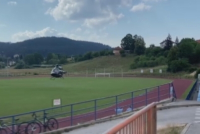 DODIK NASTAVIO IZIGRAVATI PREDSJEDNIKA RS: Stigao na Pale policijskim helikopterom, obezbjeđivale ga jake policijske snage (VIDEO)