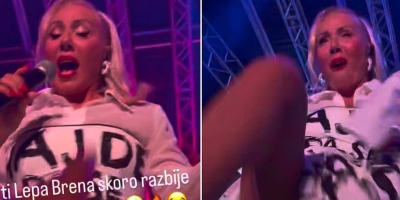 Lepa Brena podigla nogu na koncertu i "zapalila" mreže: "Ono kad ti skoro razbije iPhone"