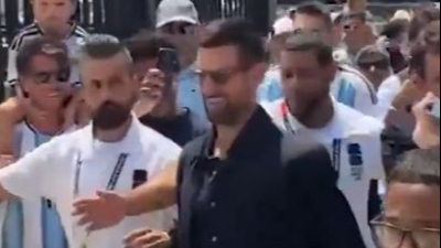 Video / Novak Đoković stigao na finale Mundijala: Nastala prava euforija na MetLife stadionu