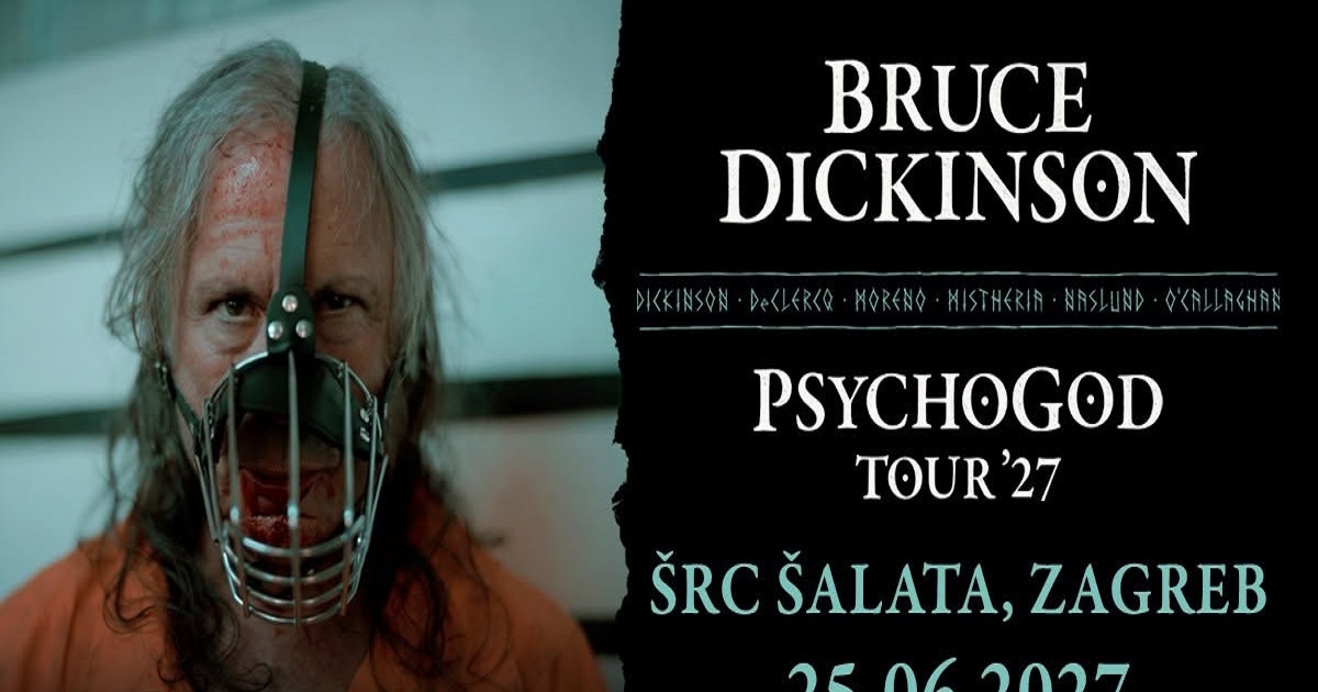 Dolazi Brus Dikinson, glas Iron Maidena pred Zagrebom