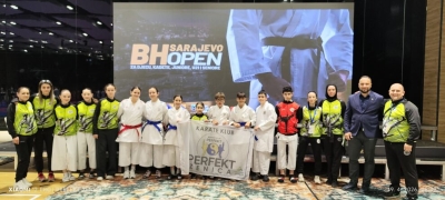 FOTO: Karate klub “Perfekt” Zenica uspješan na turniru “BH Sarajevo Open 2026”