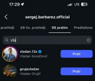 Sergej Barbarez na Instagramu prati igrača koji je zbog Srbije odbio BiH: Da li je ovo novi Zmaj za Mundijal?