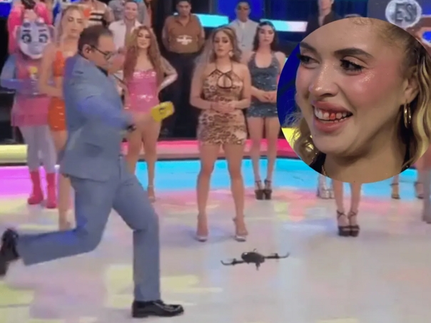Voditelj nogom udario dron pa pogodio manekenku pravo u lice