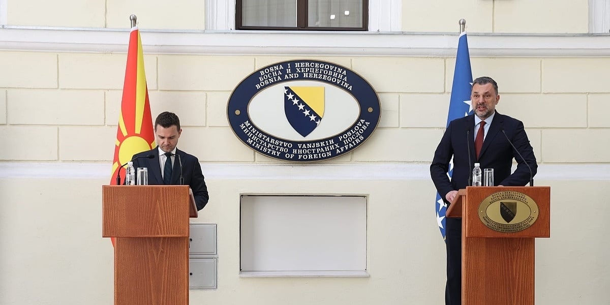 Konaković se sastao s ministrom vanjskih poslova Sjeverne Makedonije: U fokusu zajednički put ka Evropskoj uniji