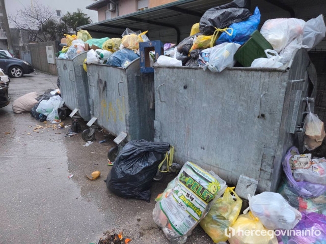 Futura objavila rezultate ankete: Građani Mostara nezadovoljni sustavom prikupljanja otpada