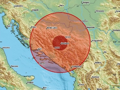 Zemljotres pogodio Sarajevo, osjetio se u širem gradskom području