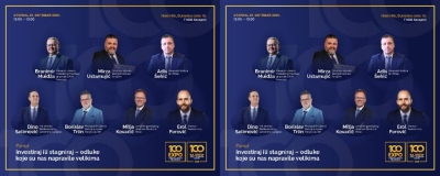 Konferencija 100 najvećih i 100 EXPO 2026: Investiraj ili stagniraj: odluke koje su nas napravile velikima